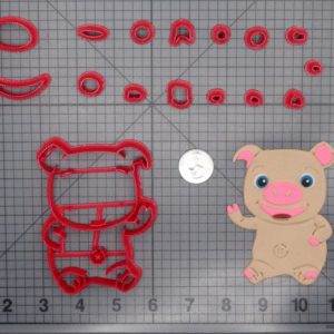 CoComelon - Pepe Pig Body 266-F762 Cookie Cutter Set