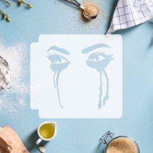 Crying Mascara Eyes 783-E040 Stencil
