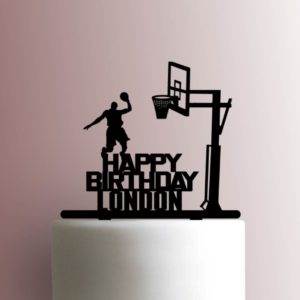 Custom Basketball Name 225-A501 Cake Topper