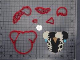 Disney Ears - 101 Dalmatians - Cruella De Vil 266-F629 Cookie Cutter Set
