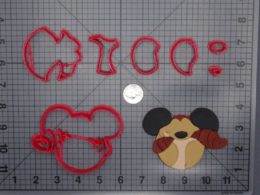 Disney Ears - Lion King - Timon 266-F647 Cookie Cutter Set