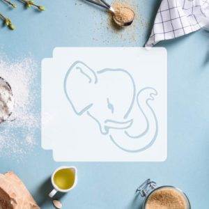 Elephant Head 783-E274 Stencil