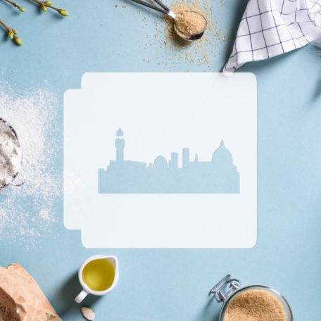 Florence Italy Skyline 783-E094 Stencil