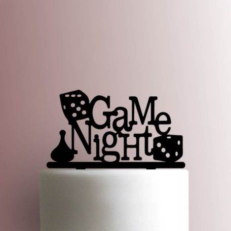 Game Night 225-A510 Cake Topper