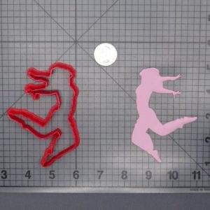 Girl Dancing 266-F702 Cookie Cutter Silhouette
