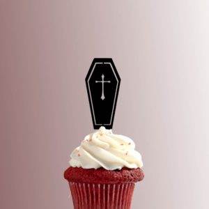Halloween - Coffin with Cross 228-408 Cupcake Topper