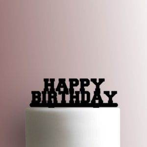 Happy Birthday 225-A433 Cake Topper