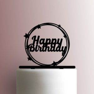 Happy Birthday Stars 225-A434 Cake Topper