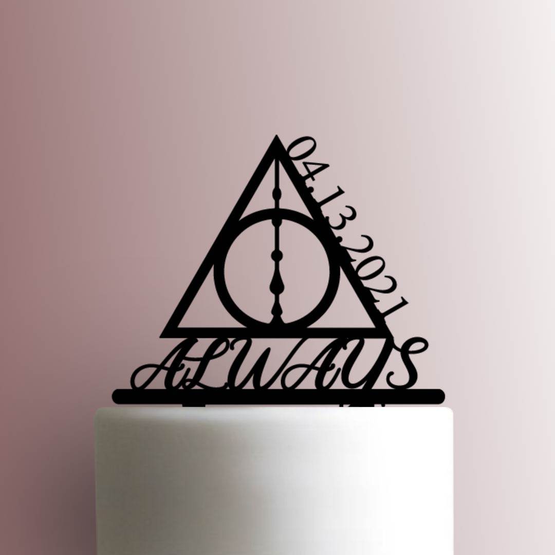 Harry Potter Wedding Date 225-A444 Custom Cake Topper