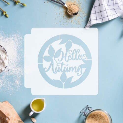 Hello Autumn 783-E082 Stencil