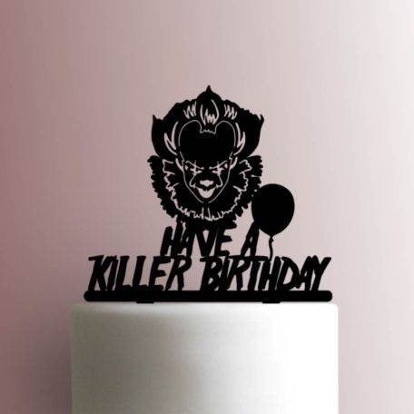 It - Pennywise Have a Killer Birthday 225-A498 Cake Topper
