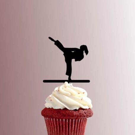Karate Girl 228-389 Cupcake Topper