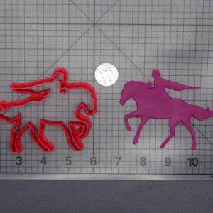 King on Horse 266-F817 Cookie Cutter Silhouette
