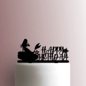 Mermaid Happy Birthday 225-A450 Cake Topper