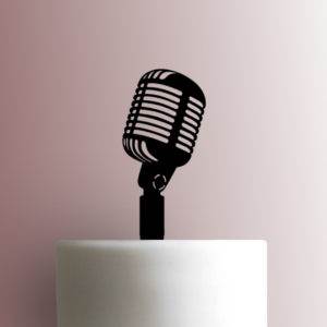 Microphone 225-A374 Cake Topper