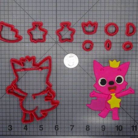 Pinkfong Cat Body 266-F548 Cookie Cutter Set