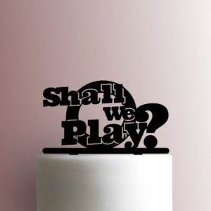 Shall We Play 225-A517 Cake Topper