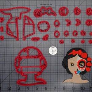 Snow White and the Seven Dwarfs - Snow White Sugar Skull Head 266-F662 Cookie Cutter Set