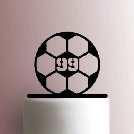 Soccer Ball Number 225-A386 Custom Cake Topper