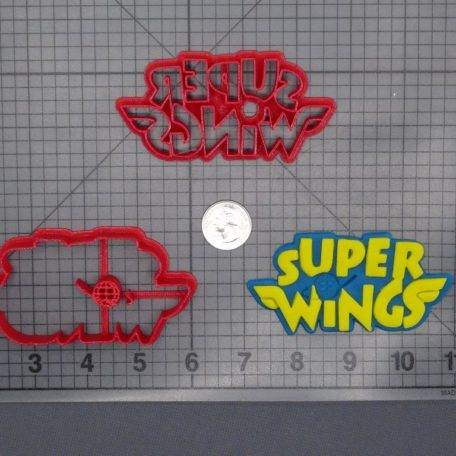 Super Wings Logo 266-F416 Cookie Cutter Set