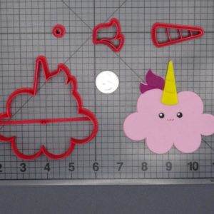 Unicorn Cloud 266-F414 Cookie Cutter Set