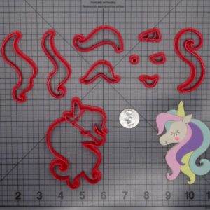 Unicorn Head 266-F367 Cookie Cutter Set