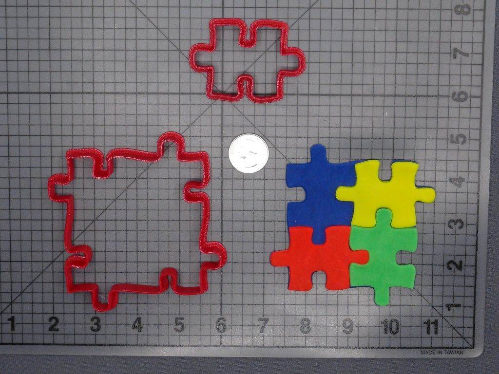 Autism Awareness Puzzle 266-F759 Cookie Cutter Set