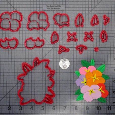 Flowers 266-F921 Cookie Cutter Set