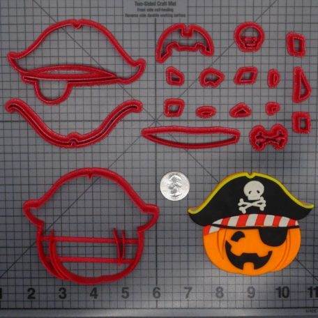 Halloween - Pirate Jack O Lantern 266-F536 Cookie Cutter Set