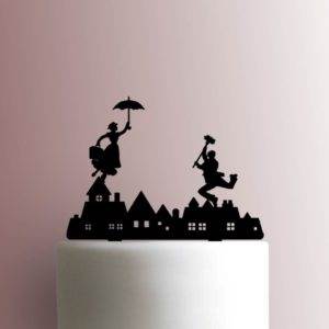 Mary Poppins Skyline 225-A561 Cake Topper