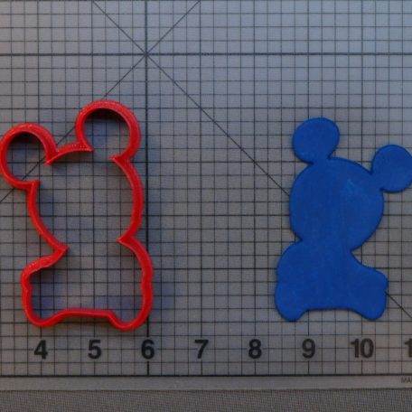 Mickey Mouse Baby Body 266-B707 Cookie Cutter Silhouette