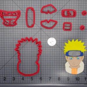 Naruto Head 266-F945 Cookie Cutter Set