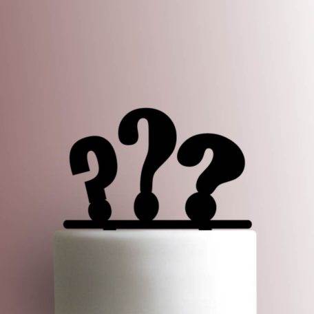 Question Marks 225-A473 Cake Topper