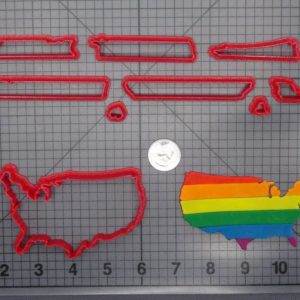 Rainbow United States 266-F848 Cookie Cutter Set