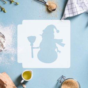 Snowman with Broom 783-E385 Stencil