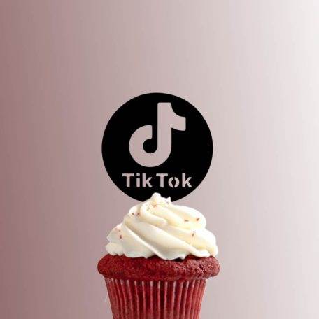 Tik Tok Logo 228-450 Cupcake Topper