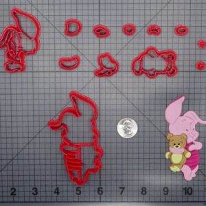 Winnie the Pooh - Piglet Baby with Bear 266-F963 Cookie Cutter Set