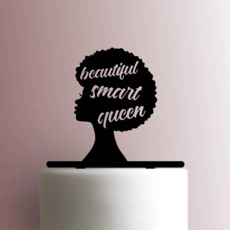 Afro Woman Affirmations 225-A607 Cake Topper