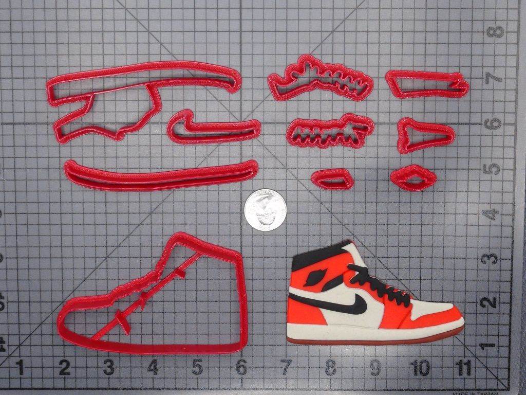 waterstof Kan worden genegeerd Canberra Air Jordan 1 Shoe 266-G085 Cookie Cutter Set | JB Cookie Cutters