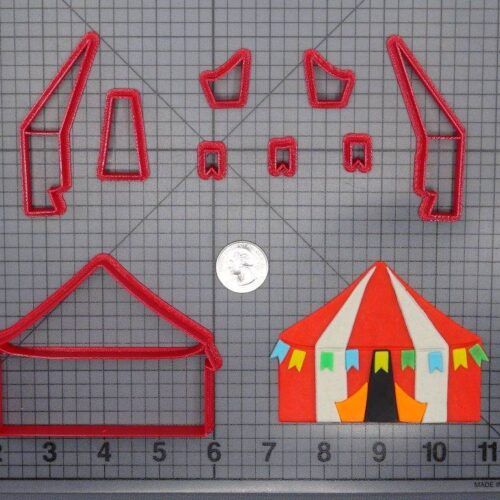 Circus Tent 266-F228 Cookie Cutter Set