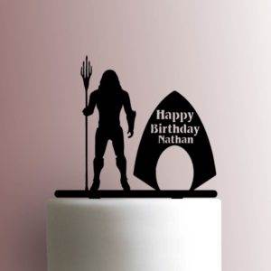 Custom Aquaman Happy Birthday 225-A652 Cake Topper