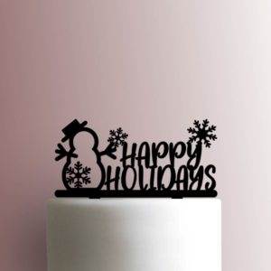 Happy Holidays 225-A615 Cake Topper
