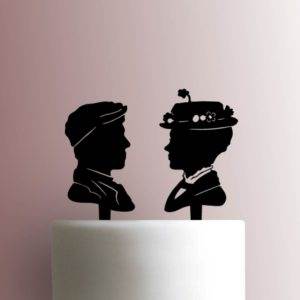 Mary Poppins and Bert 225-A549 Cake Topper