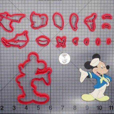 Mickey Mouse Sailor Body 266-G160 Cookie Cutter Set