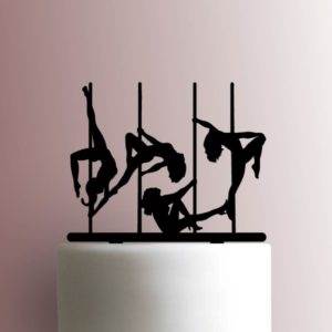 Pole Dancers 225-A641 Cake Topper