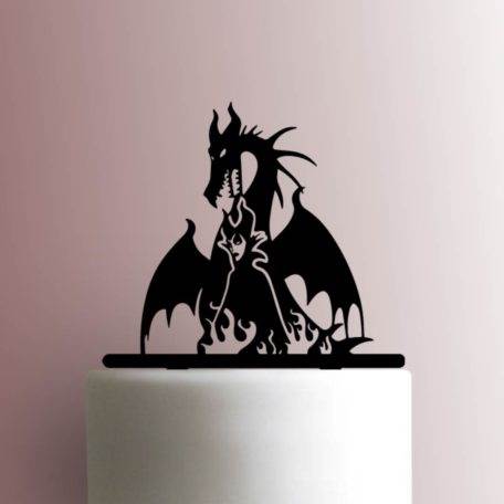 Sleeping Beauty - Maleficent and Dragon Body 225-A590 Cake Topper