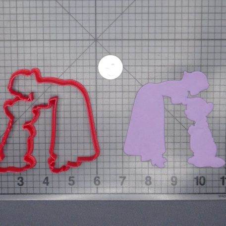 Snow White and the Seven Dwarfs - Snow White and Dopey 266-G083 Cookie Cutter Silhouette