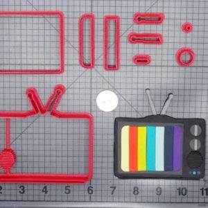 Television TV 266-G072 Cookie Cutter Set