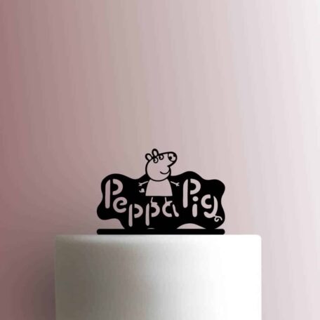 Peppa Pig Logo 225-A649 Cake Topper