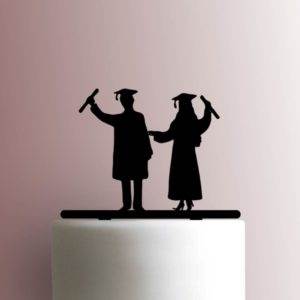 Graduation Couple 225-A683 Cake Topper